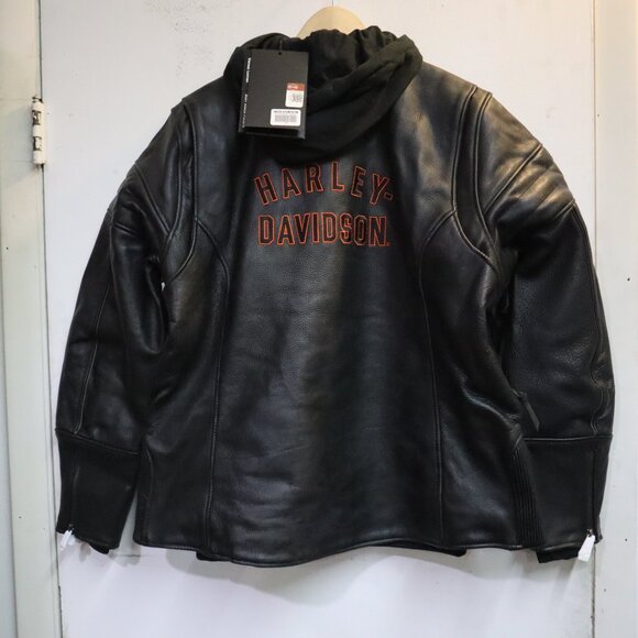 Harley Davidson Women's Miss Enthusiast 2.0 Leather 3-in-1 Riding Jacket - Picture 2 of 15